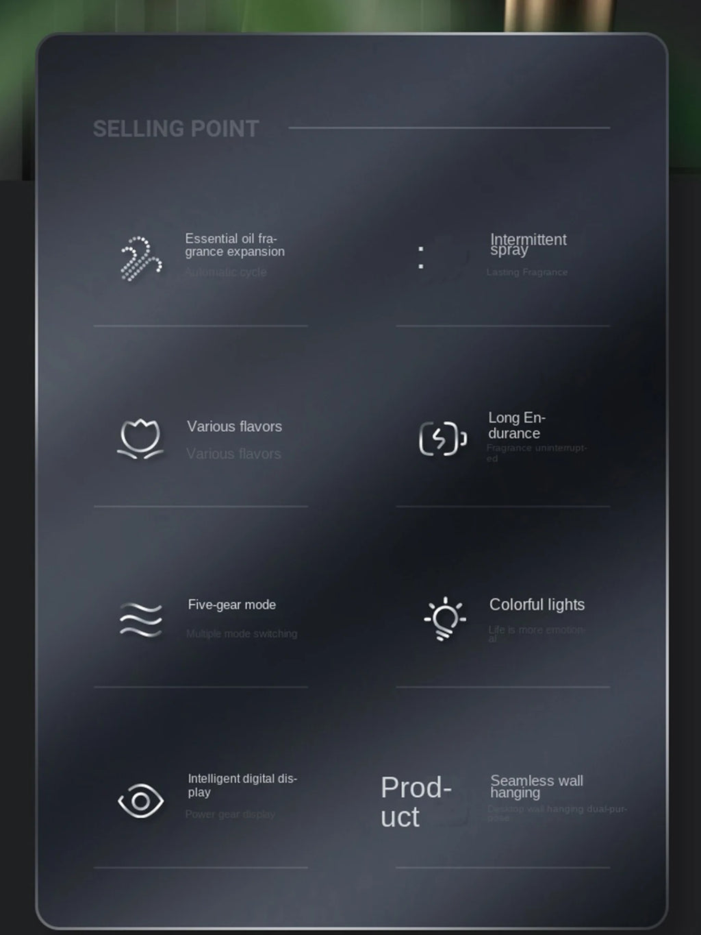 Automatic Aromatherapy Machine And Air Humidifier With Digital Display And Colored Lights -Machine Office Home, And Bathroom