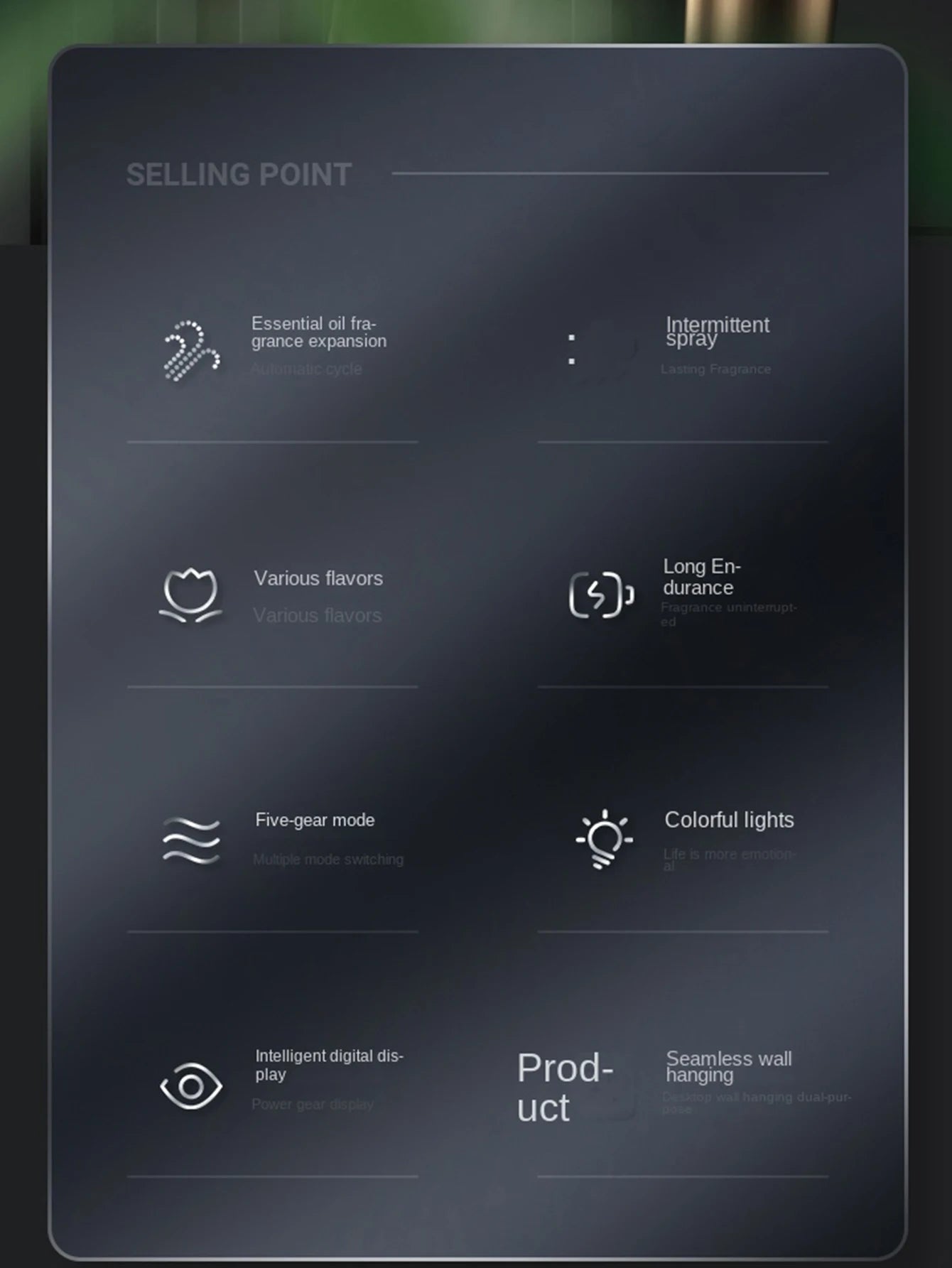 Automatic Aromatherapy Machine And Air Humidifier With Digital Display And Colored Lights -Machine Office Home, And Bathroom