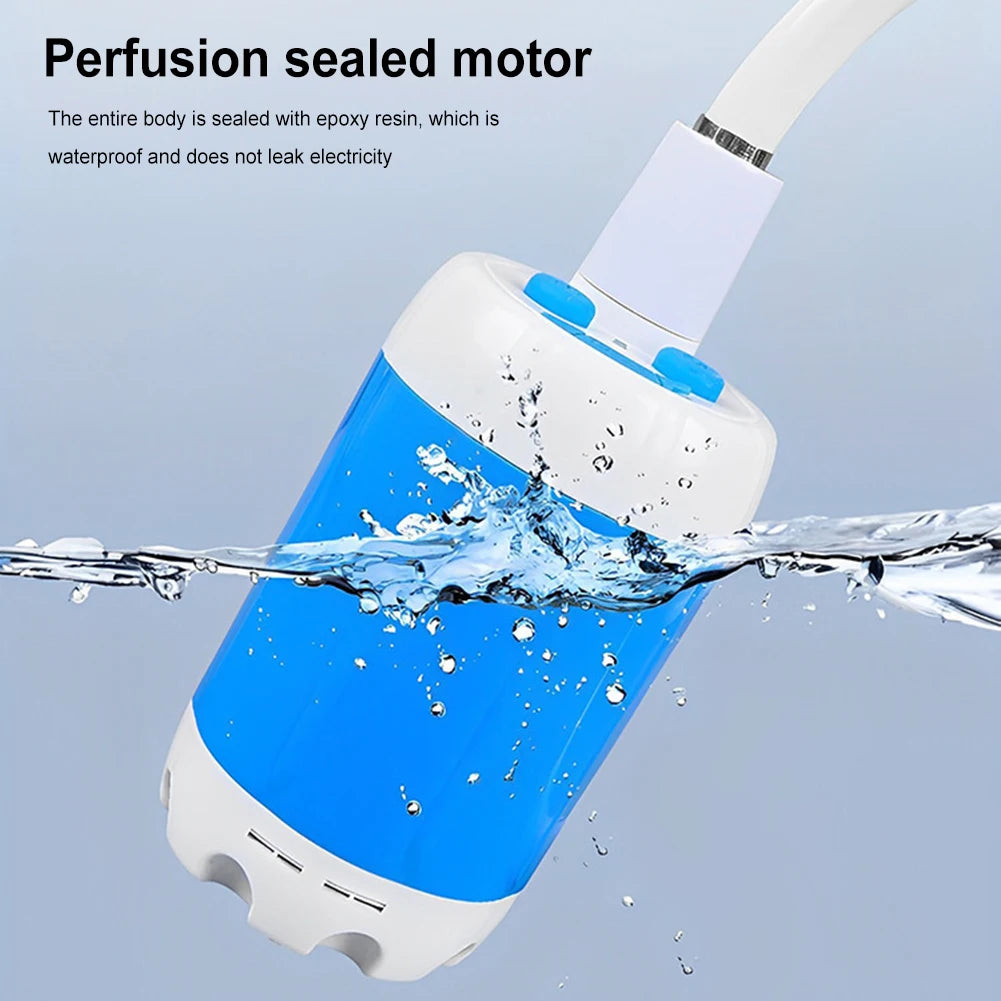 Portable Camping Shower Outdoor Shower Sprayer Rechargeable Electric Shower Pump for Camping Car Washing Gardening Pet Cleaning
