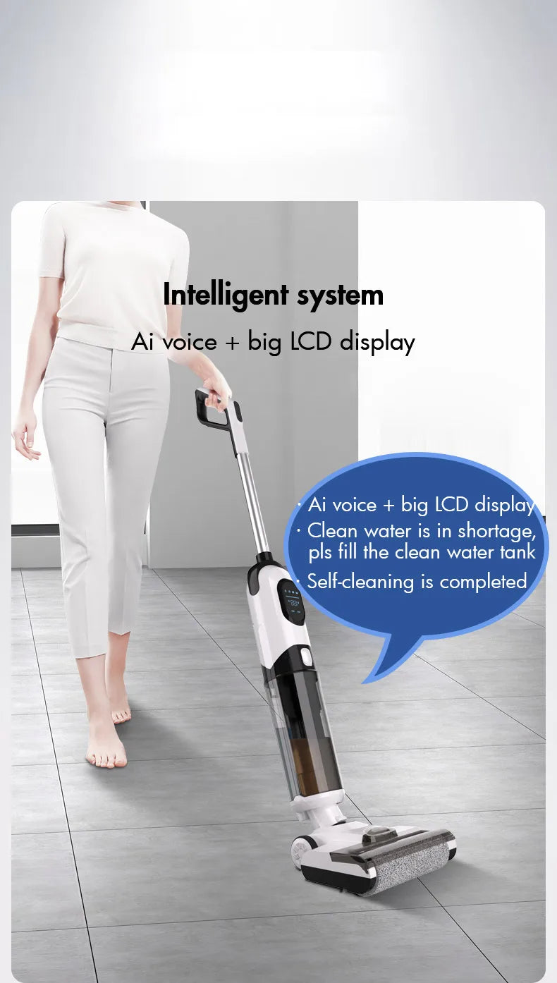 3-in-1 Vacuum, Mop & Self-Cleaning System Wet And Dry Vaccum Cleaner For Wet And Dry Multi-Surface Cleaning With Air Dr