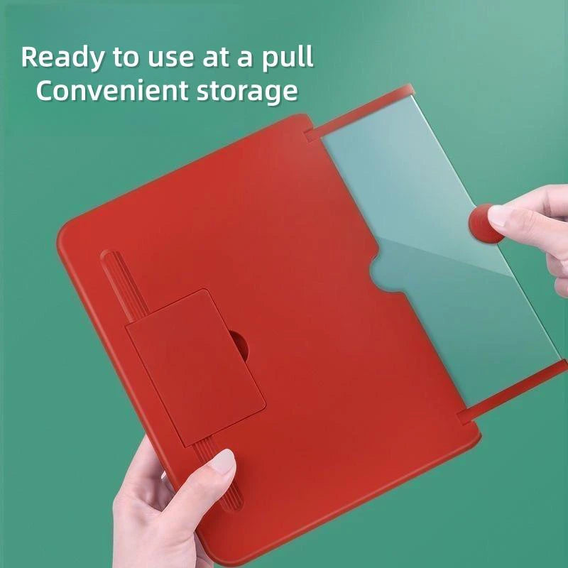 12"Mobile Phone Magnifier Ultra-HD Screen Magnifier for Easy TV Viewing Orientation for Landscape Use Eye Protection Full-Screen