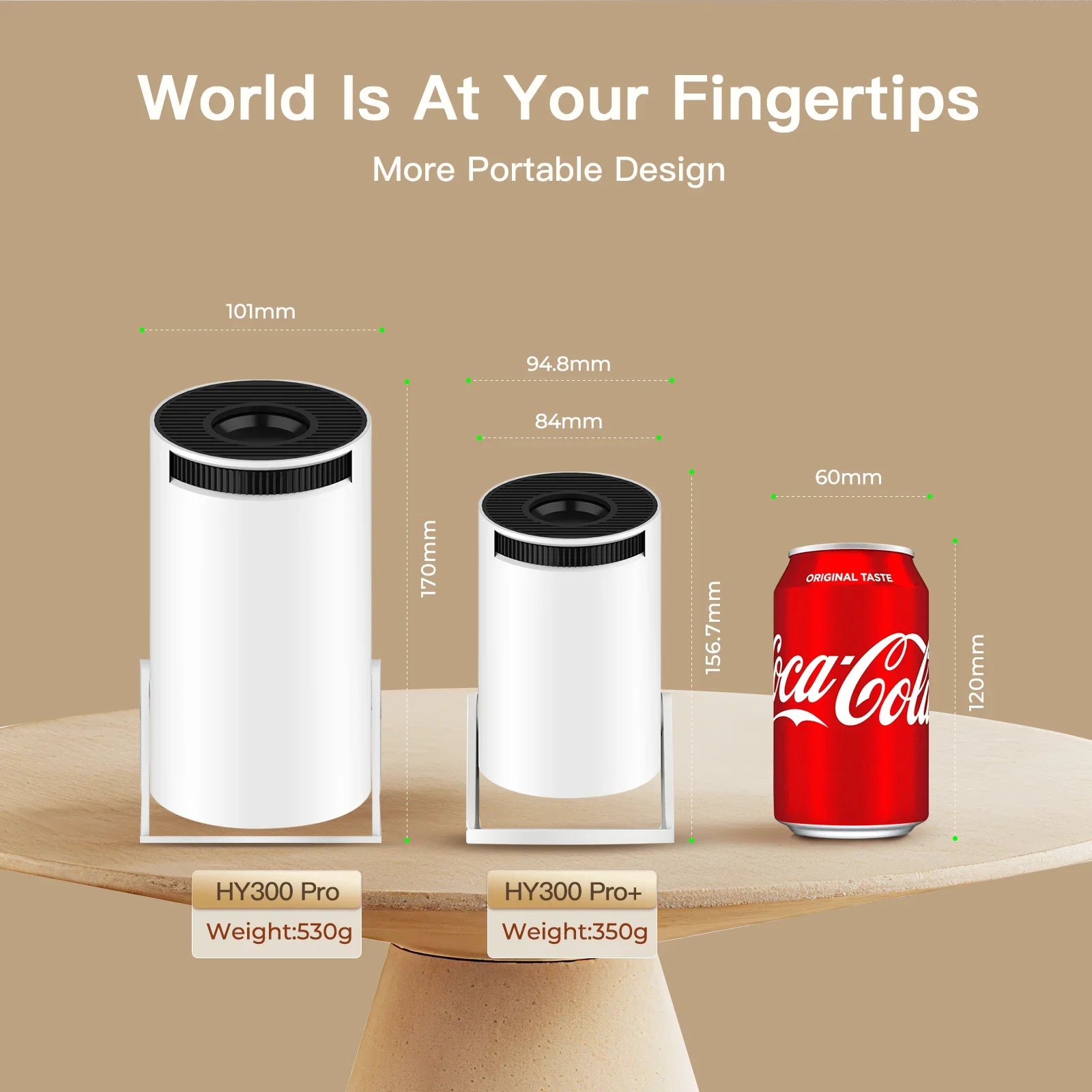 LynCast Projector HY300 Pro+ 4K Android 11 Dual Wifi6 300ANSI Allwinner H713 BT5.4 720P Native Outdoor Video Home Theater Cinema